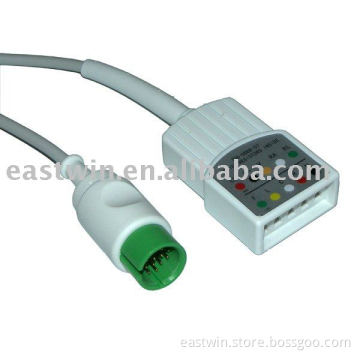 Compatible Spacelabs 5-Ld ECG trunk cable